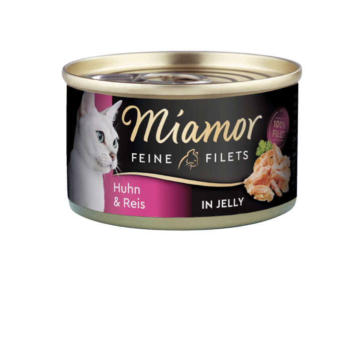 Miamor Katzen-Nassfutter Feine Filets mit Huhn & Reis in Jelly
